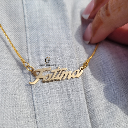 LIGHTWEIGHT ENGLISH NAME NECKLACE MADE TO ORDER DISPATCHED