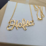 HEAVY ENGLISH NAME NECKLACE | MADE TO ORDER | DISPATCHED WITHIN 1 WEEK