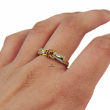 INTRICATE BOW DESIGN RING