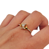 DAINTY STONE RING