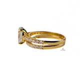 HALO OVAL RING SET
