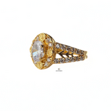 OVAL CUT DIAMANTE RING