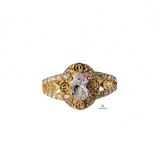 OVAL CUT DIAMANTE RING