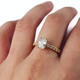 EMERALD CUT RING