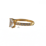 EMERALD CUT RING
