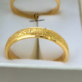 HIS AND HERS BANDS - SANDBLAST FINISH WITH DIAMOND CUT EDGE | MADE TO ORDER | DISPATCHED WITHIN 1 WEEK