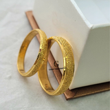 HIS AND HERS BANDS - SANDBLAST FINISH WITH DIAMOND CUT EDGE | MADE TO ORDER | DISPATCHED WITHIN 1 WEEK