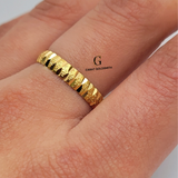 WOMENS BANDS WITH INTRICATE DIAMOND CUTTINGS | MADE TO ORDER | DISPATCHED WITHIN 1 WEEK