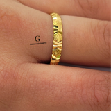 WOMENS BANDS WITH INTRICATE DIAMOND CUTTINGS | MADE TO ORDER | DISPATCHED WITHIN 1 WEEK