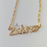 HEAVY ENGLISH NAME NECKLACE | MADE TO ORDER | DISPATCHED WITHIN 1 WEEK