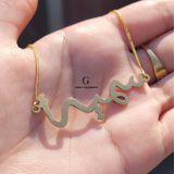 HEAVY ARABIC NAME NECKLACE | MADE TO ORDER | DISPATCHED WITHIN 1 WEEK