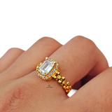 SQUARE JUBILEE BAND RING