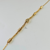 CENTRE BEADED TUBE BRACELET