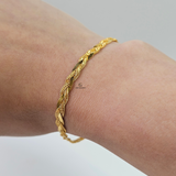 BRAIDED HERRINGBONE BRACELET