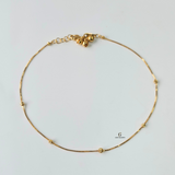 LIGHTWEIGHT BEADED STATION ANKLET