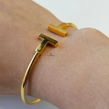 T WIRE CUFF BANGLE