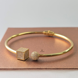 DIAMANTE CUFF BANGLE