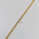 INTERLINK FLAT CHAIN ANKLET