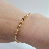 BEADED DIAMOND CUT BRACELET