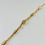 CENTRE BEADED TUBE BRACELET