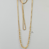 ADJUSTABLE BEADED NECKLACE