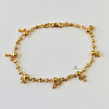 BEADED CHARM BRACELET