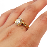 SQUARE JUBILEE BAND RING