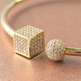 DIAMANTE CUFF BANGLE