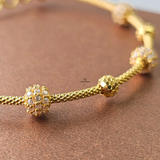 BALL BEADED LINK BANGLE