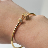DIAMANTE CUFF BANGLE