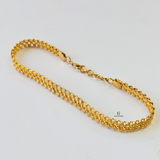DOTTED LINK FLAT BRACELET