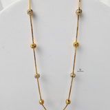 BEADED TWO TONE CHAIN