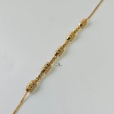 CENTRE BEADED TUBE BRACELET