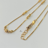 THREE BEAD SATELLITE NECKLACE