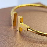 T WIRE CUFF BANGLE