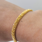 FLAT DOTTED THIN BRACELET