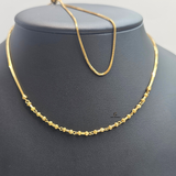 ADJUSTABLE BEADED NECKLACE