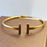 T WIRE CUFF BANGLE