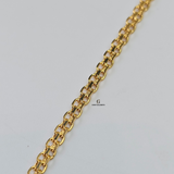 INTERLINK FLAT CHAIN ANKLET