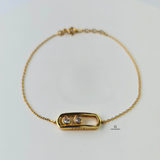 GOLD DIAMANTE BRACELET