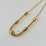 CENTRE BEADED TUBE BRACELET