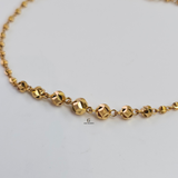 BEADED DIAMOND CUT BRACELET