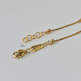 LIGHTWEIGHT BEADED STATION ANKLET