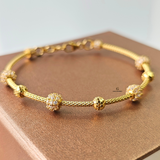 BALL BEADED LINK BANGLE