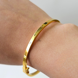 THIN SCREW DESIGN HINGED BANGLE