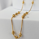 BEADED STATION BOX CHAIN