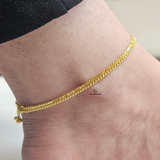 DOTTED DESIGN FLAT ANKLET