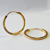 PLAIN GOLD HOOPS