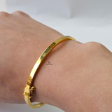 THIN SCREW DESIGN HINGED BANGLE