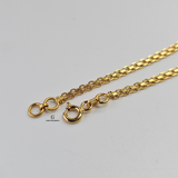 INTERLINK FLAT CHAIN ANKLET